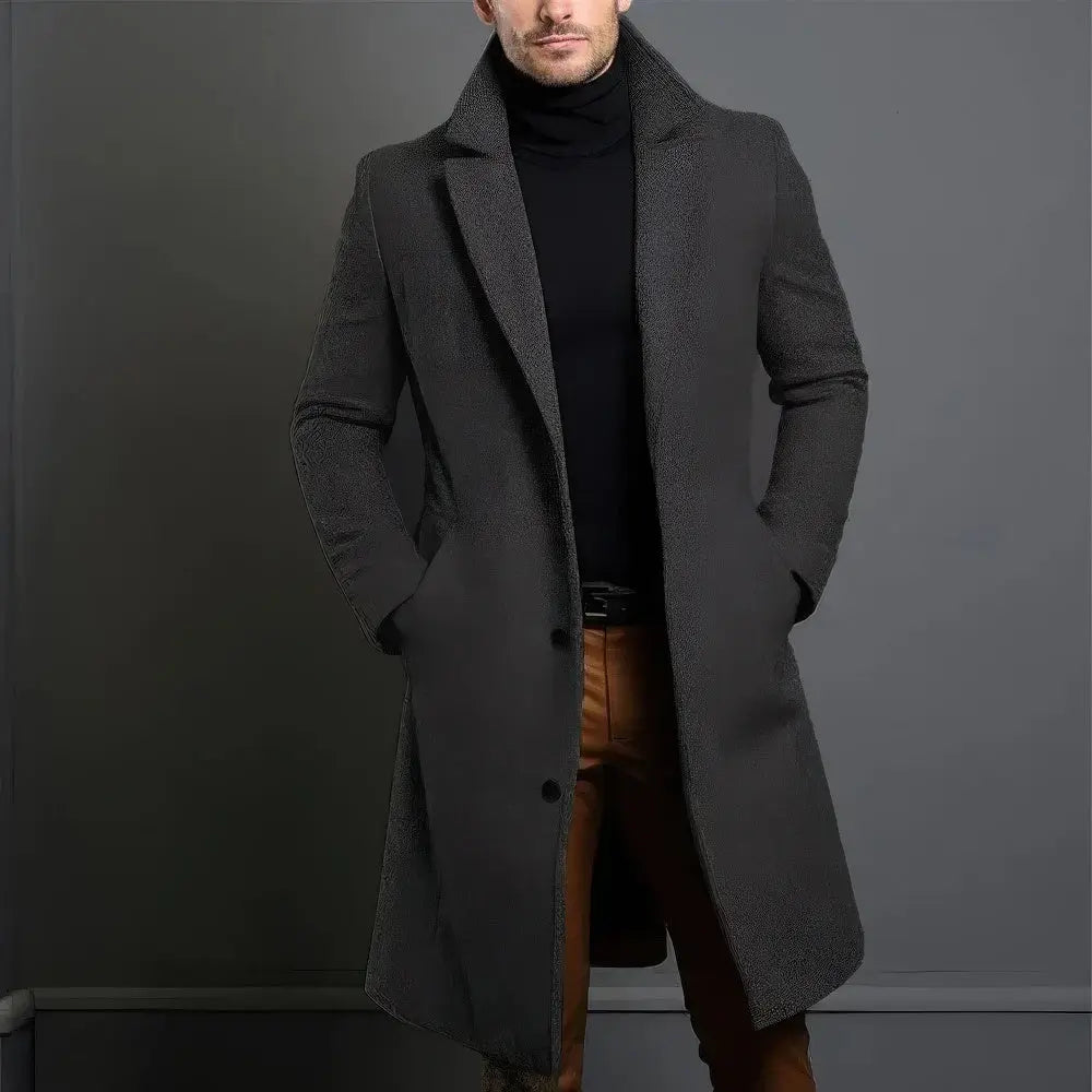 WW | Luxus Herren Trenchcoat Merino Stil