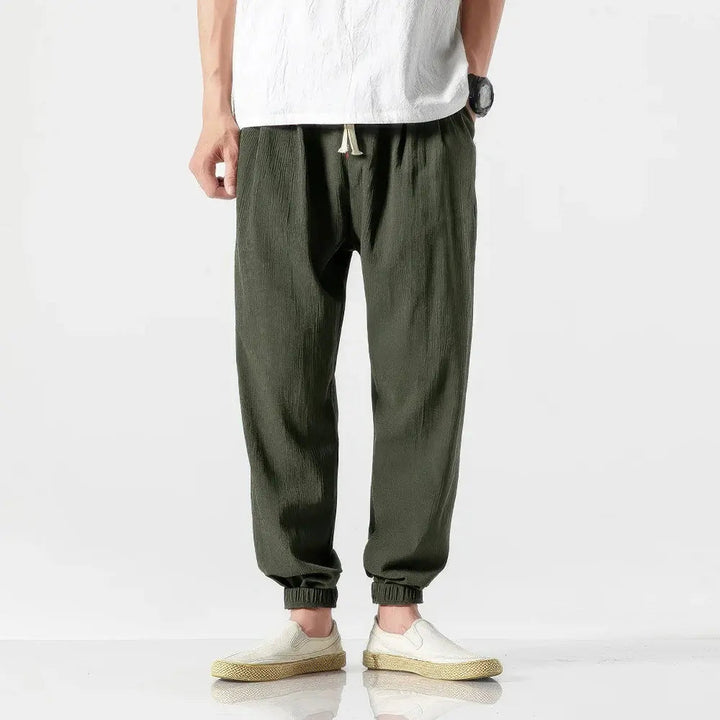 W&W Mode | Baumwoll Leinen Jogginghose