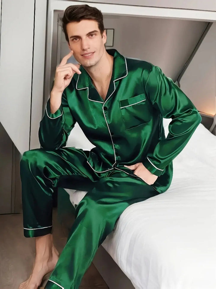 W&W Mode | Pyjama Satz Aus Seiden Satin