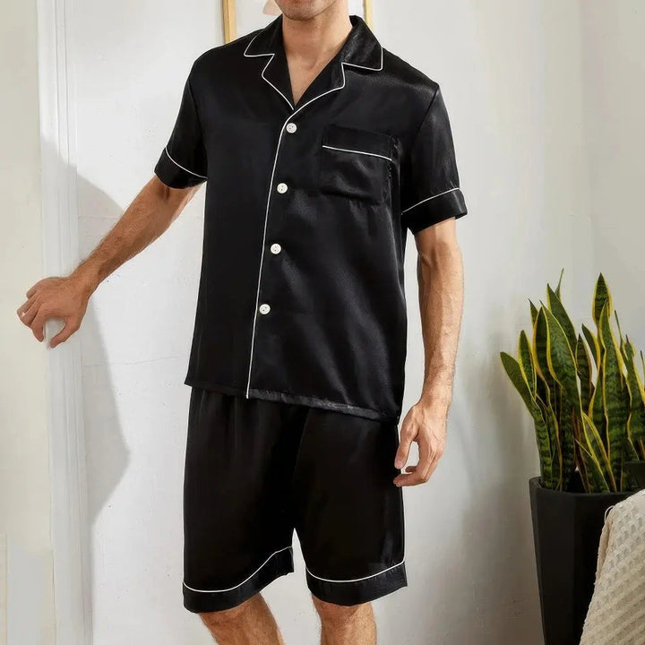 W&W Mode | Pyjama Shirt Und Hose Für Herren