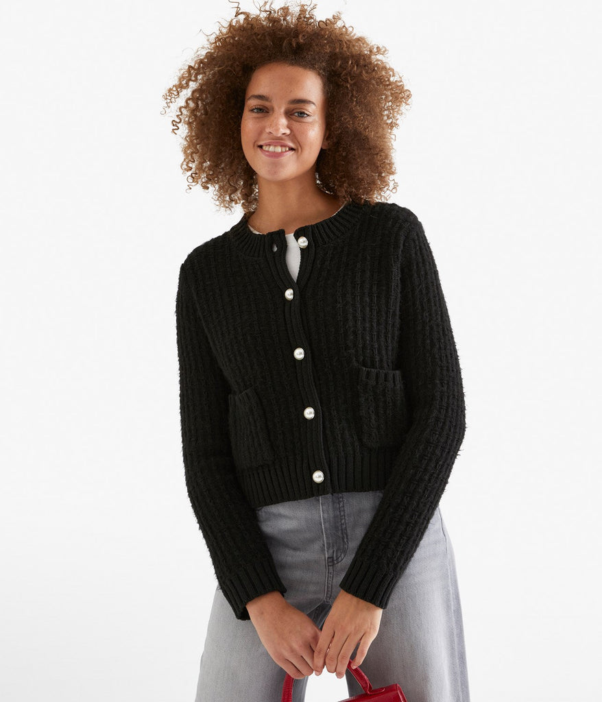 WW Cardigan | Elegante gestrickte Weste für Damen mit Knopfverschluss