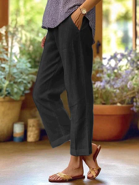 WW | Damen Sommer Leinenhose