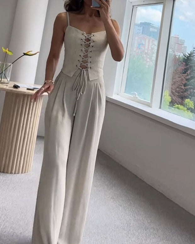 String Top & Hose Zweiteiliges Set