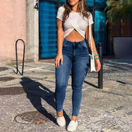 WW Denim Damenjeans mit Taschentasche