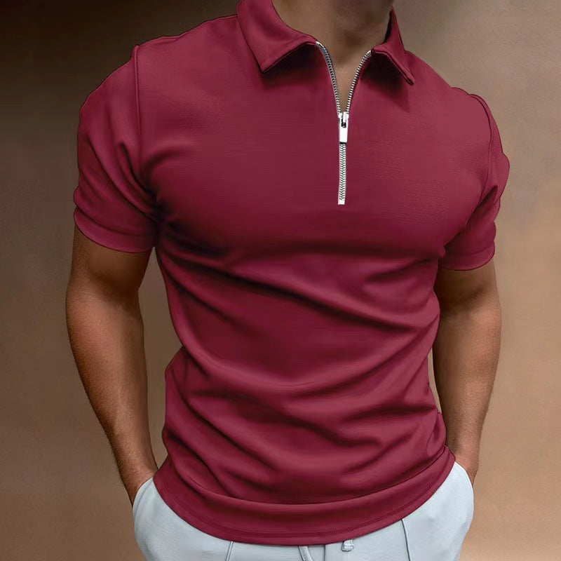WW | Herren Kurzarm Digital Print Polo Shirt