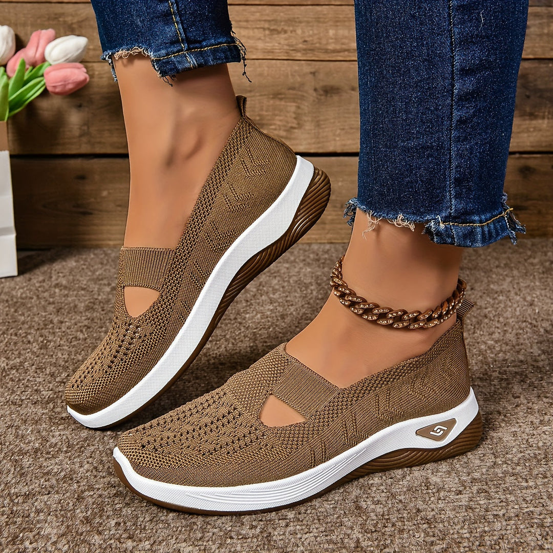 W&W Mode | Atmungsaktive Orthopädische Slip-On Sneakers für Damen