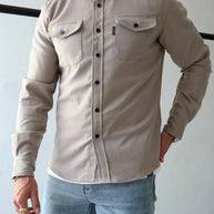 WW | Premium-Jacke mit Knopfverschluss für Herren | Stylische und bequeme Jacke