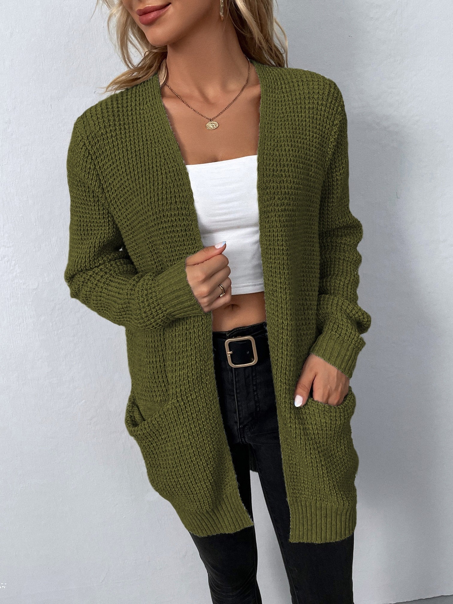 WW | Warme Strickjacke Für Frauen