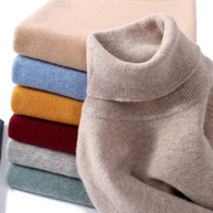 WW | Herren Wollpullover Mit Rollkragen Und Schlankem Design