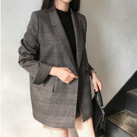 WW | blazer mit karierter jacke