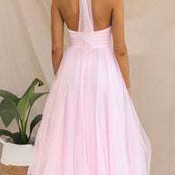 WW | Halter Tüll Midi Kleid