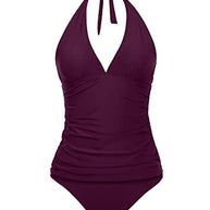 WW | Halter Tankini Badeanzüge Für Damen Mit Bauchkontrolle