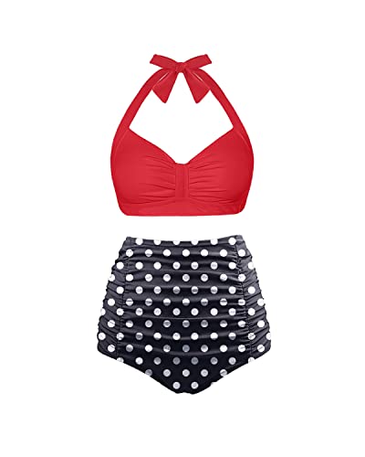WW | Zwei Stück Sweetheart Ausschnitt High Waist Bikini Satz