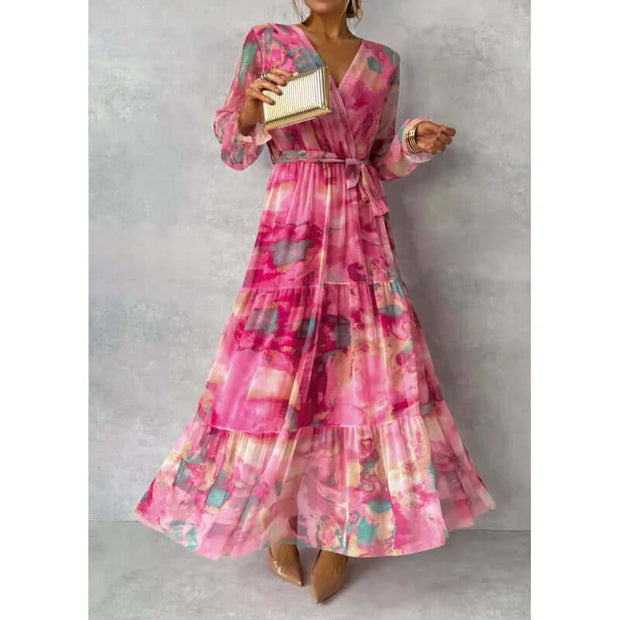 WW | Maxi Kleid Im Rosendesign