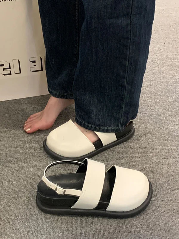 Sandalen mit geteilter Spitze