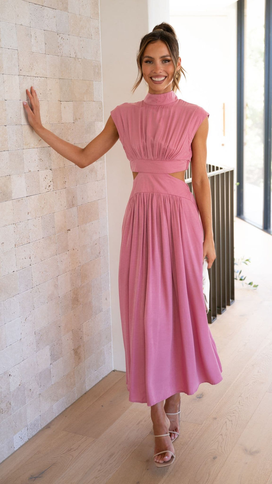 Langes elegantes Maxikleid