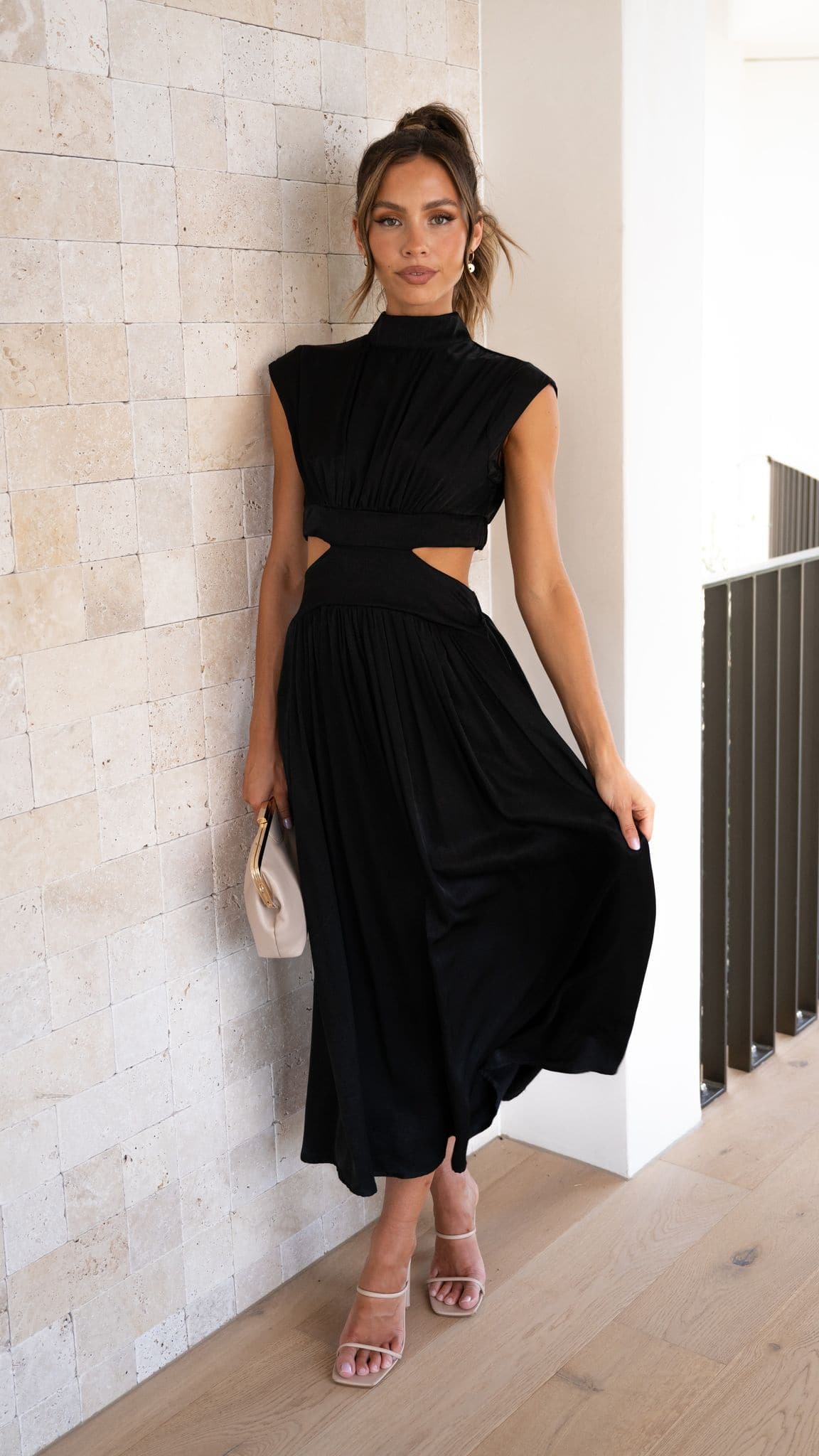 Langes elegantes Maxikleid