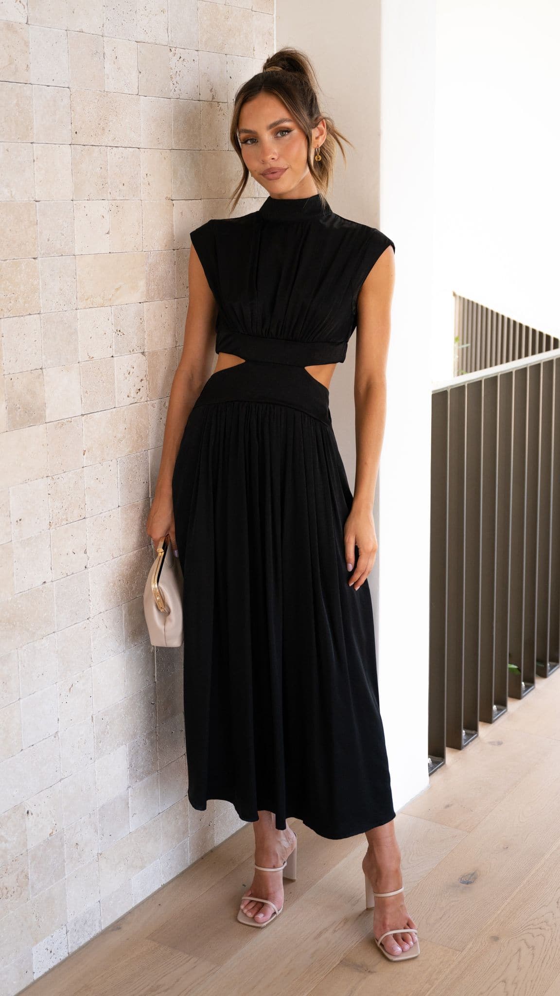 Langes elegantes Maxikleid