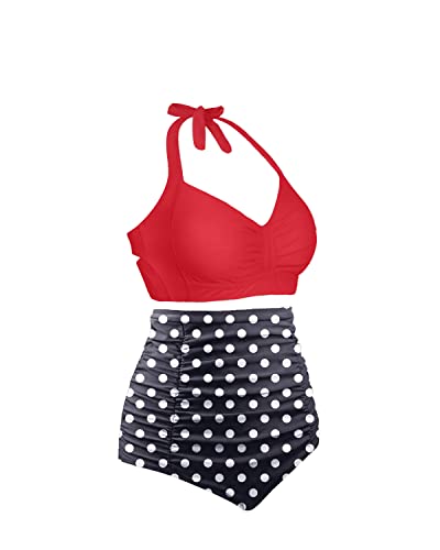 WW | Zwei Stück Sweetheart Ausschnitt High Waist Bikini Satz