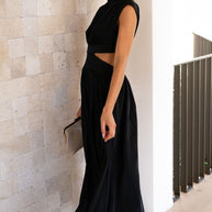 Langes elegantes Maxikleid