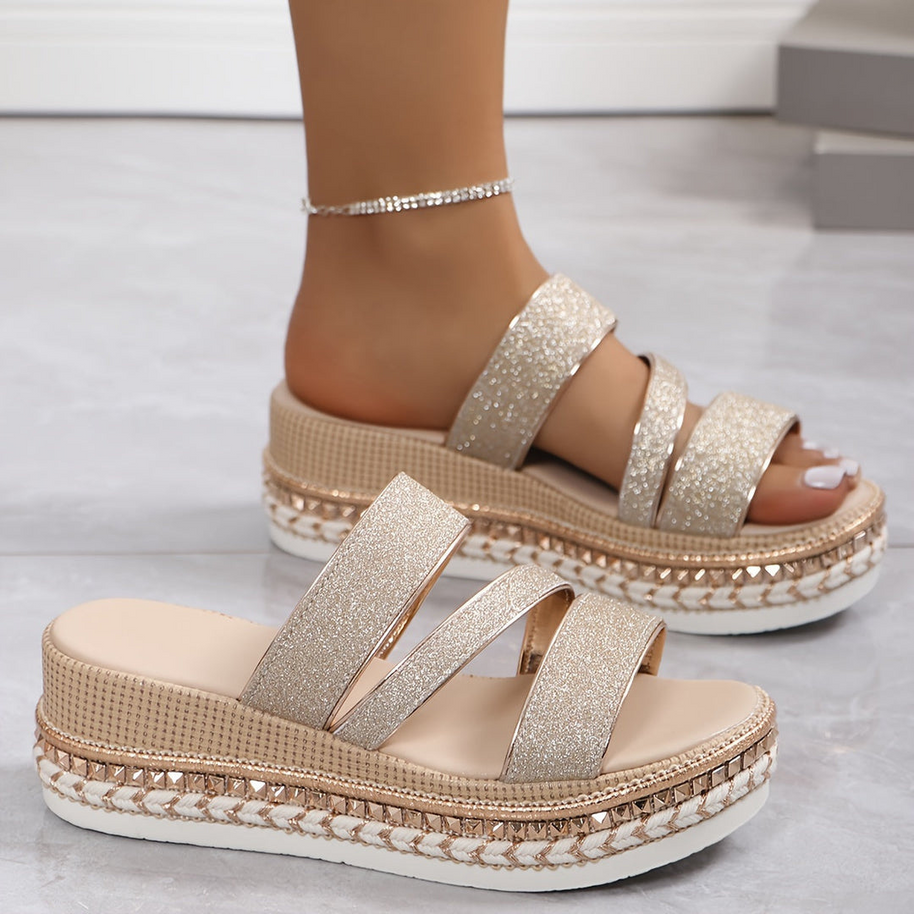 WW | Damen Dicksohlensandalen Bequem
