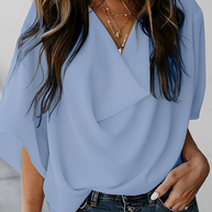 WW | Damen Sommer Chiffon Bluse