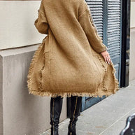 WW | Kuschelige Strickjacke Mit Kordeln