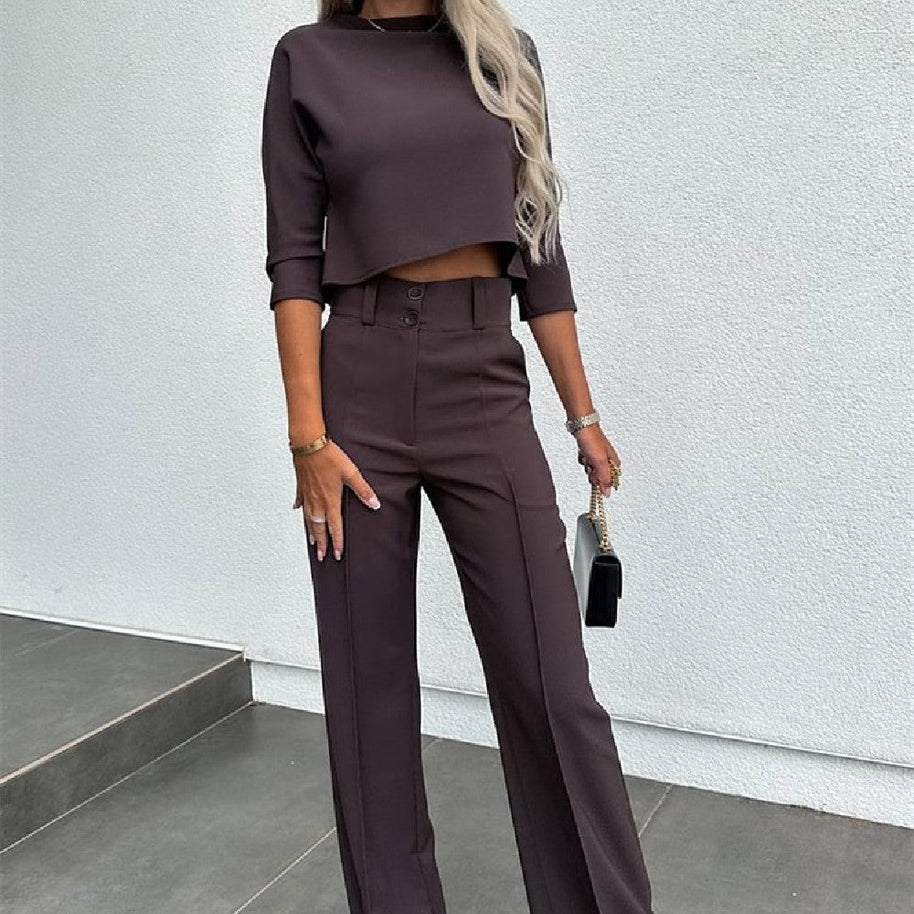 WW taillierte Weitbein-Mode-Tops
