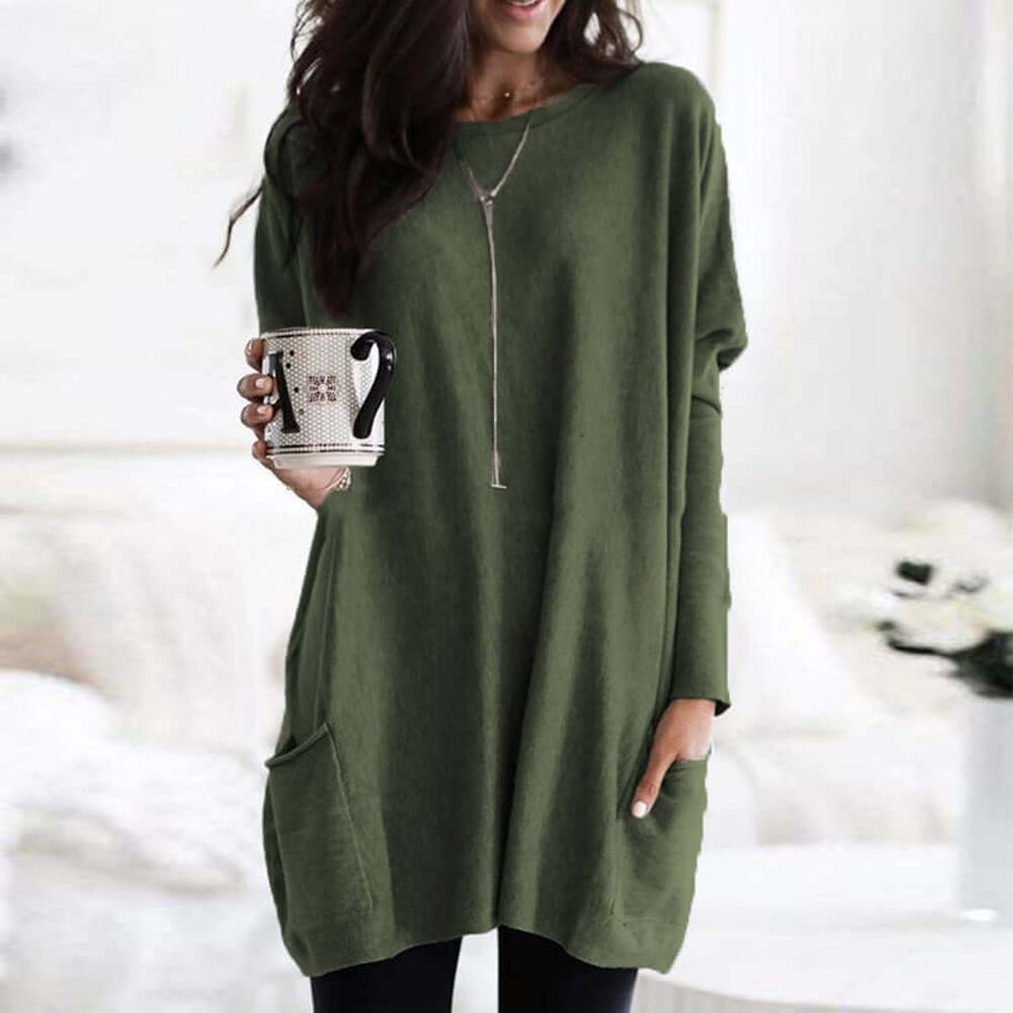 WW | Elegantes T-Shirt mit Tasche