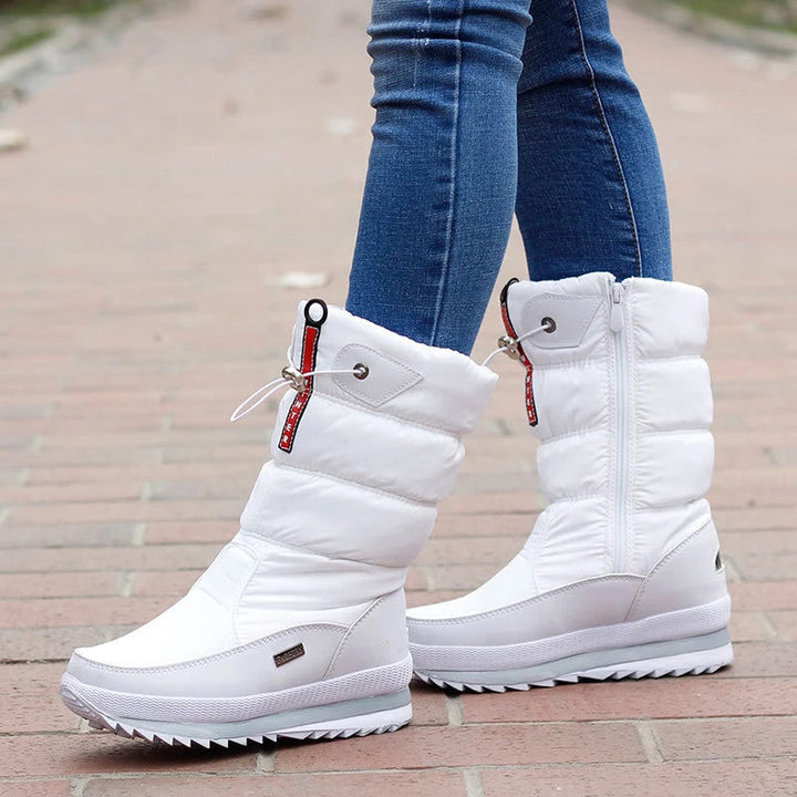 W&W Mode - Gefütterte Winter-Schneestiefel, Rutschfest & Wasserdicht