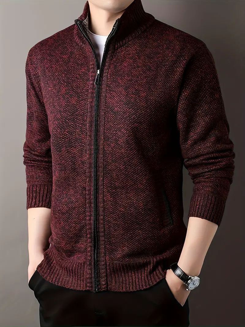 WW | urbaner Herrenmantel Warme Stehkragenjacke