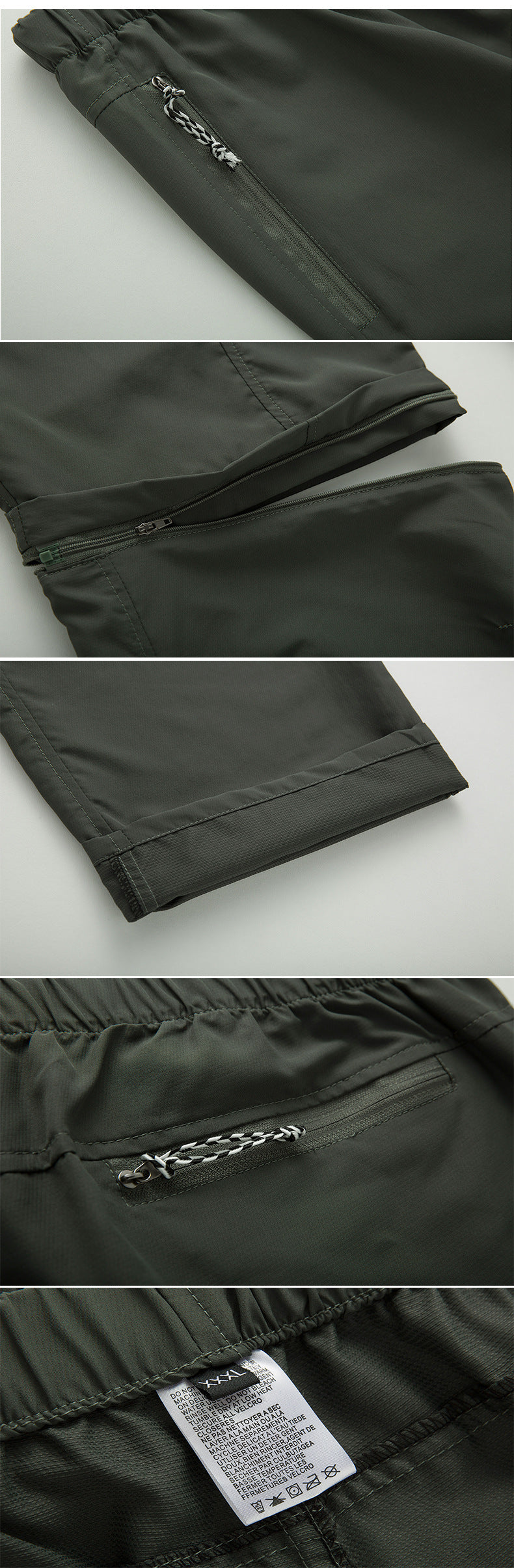 WW | 2-in-1 Herrenhose mit Taschen Ideal für Outdoor-Sommerspaß