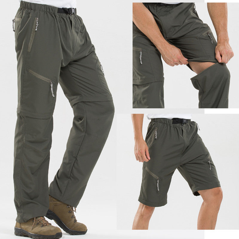 WW | 2-in-1 Herrenhose mit Taschen Ideal für Outdoor-Sommerspaß
