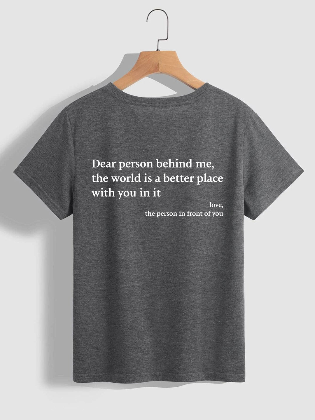 W&W Mode | Damen T-Shirt Mit Rundhalsausschnitt Und Slogan