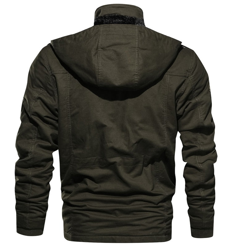 W&W Mode | Gefütterter Militärstil Mantel