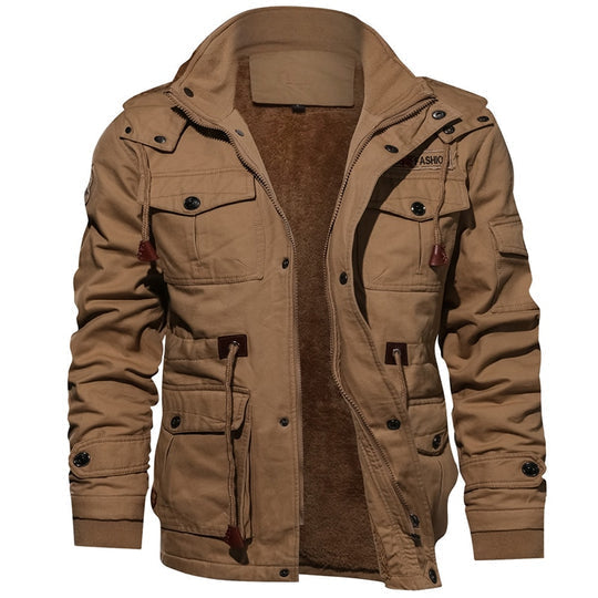 W&W Mode | Gefütterter Militärstil Mantel