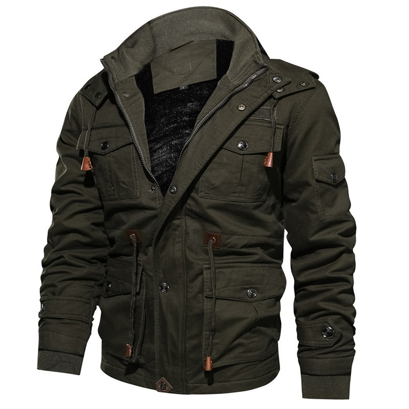 W&W Mode | Gefütterter Militärstil Mantel