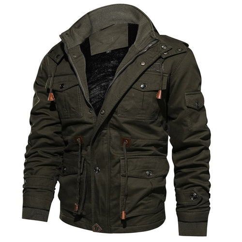 W&W Mode | Gefütterter Militärstil Mantel
