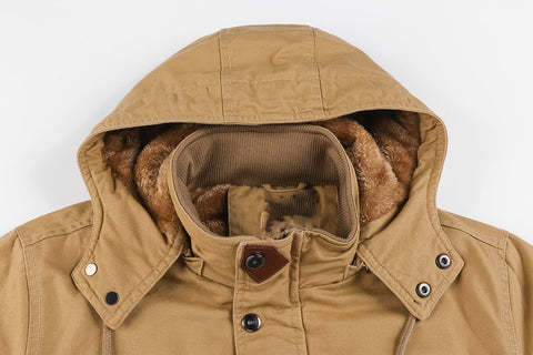 W&W Mode | Gefütterter Militärstil Mantel