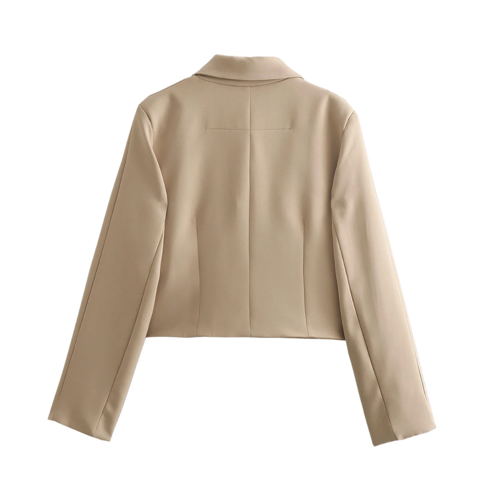 WW | Bomberjack Damen Kurzjacke mit Vier Fronttaschen und Minimalistischem Design