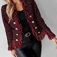 WW | Freizeitkleidung, Damen, Jacke mit Quastenmuster