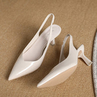 WW | Einfarbige, Temperamentvolle High Heels mit Spitzer Zehenpartie