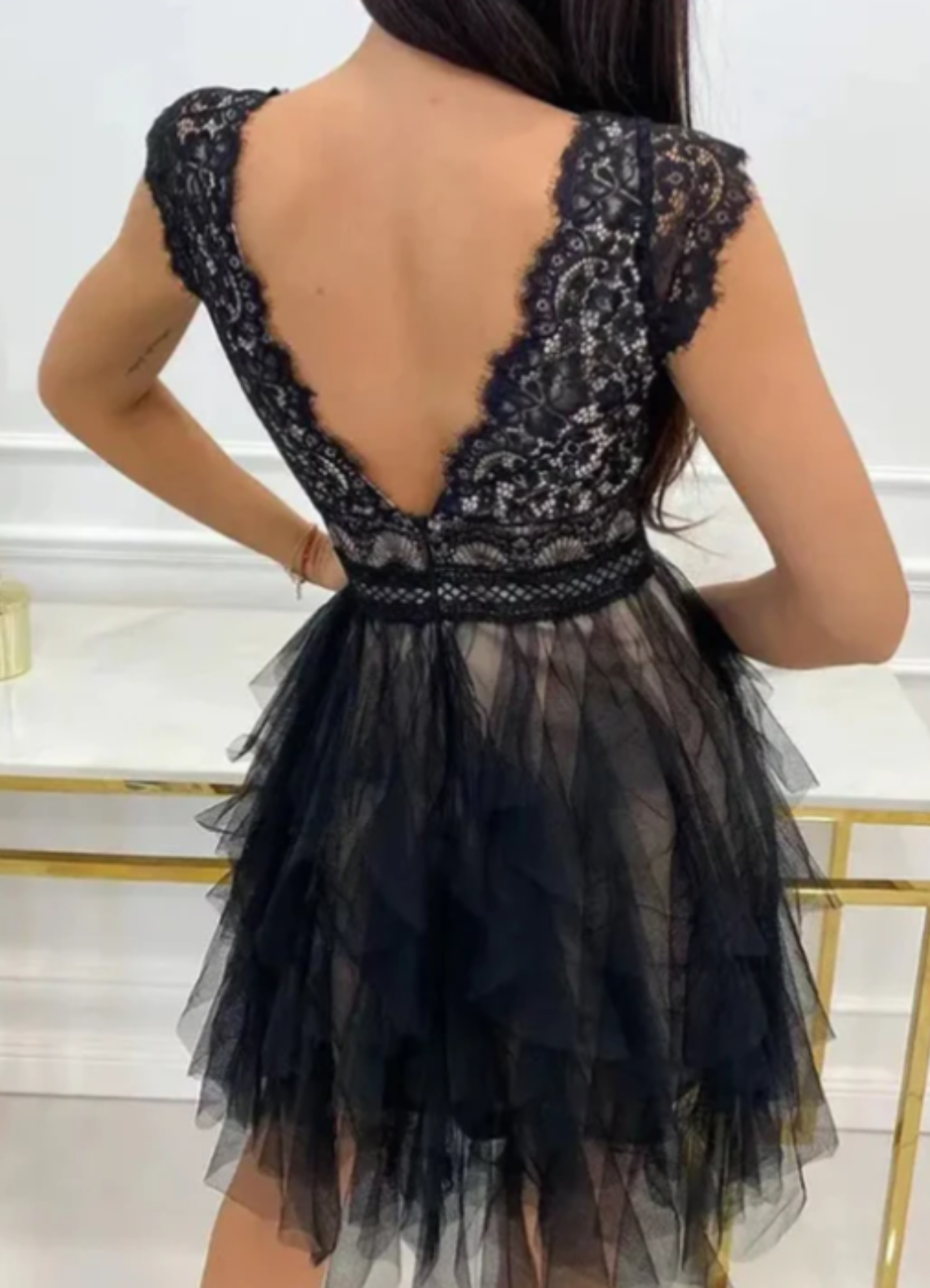 WW | Einfaches Abendkleid für Damen Mini