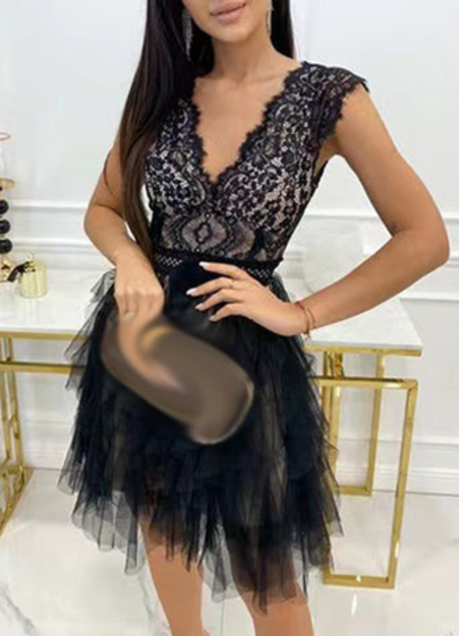 WW | Einfaches Abendkleid für Damen Mini