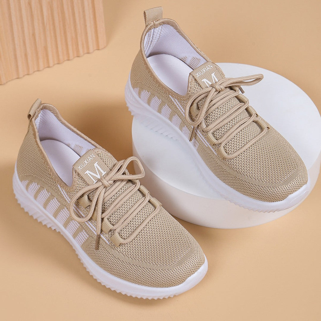 W&W Mode | Damen Rund Zehen Ballerinas Sport Sneakers