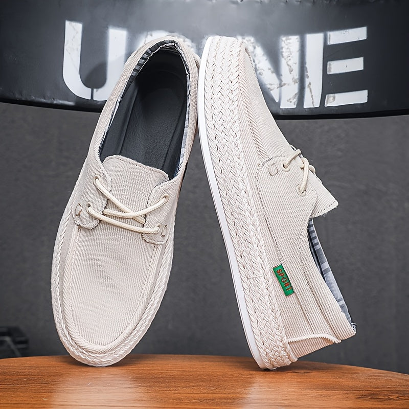 W&W Mode | Bequeme Leinenschuhe Freizeit Herren