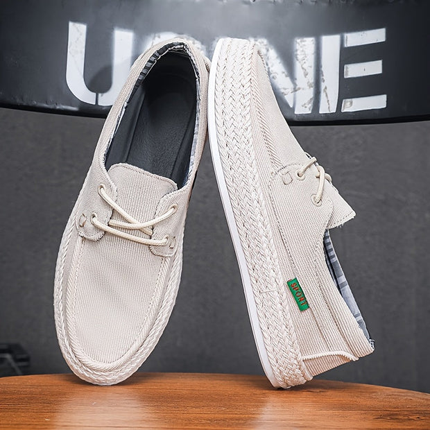 WW | Bequeme Leinenschuhe Freizeit Herren