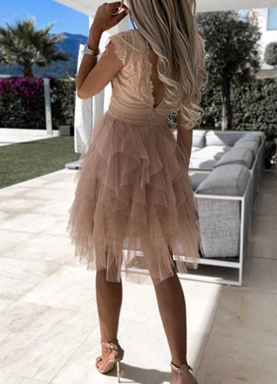 WW | Einfaches Abendkleid für Damen Mini