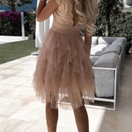 WW | Einfaches Abendkleid für Damen Mini