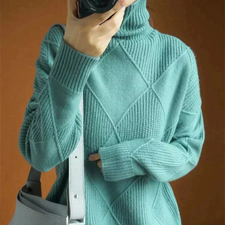 W&W Mode - Stylischer Rollkragenpullover
